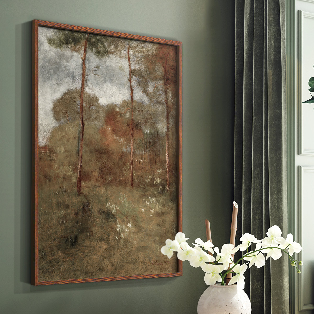 Winston Porter Vintage Landscape CLXVII -Framed Print | Wayfair